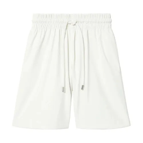 Proenza Schouler , White Casual Faux Leather Shorts ,White female, Sizes: