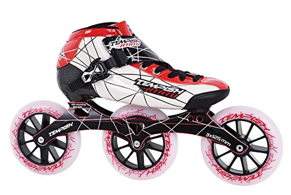 Professional Red Speed Racing Mens Size Inline Roller Skates