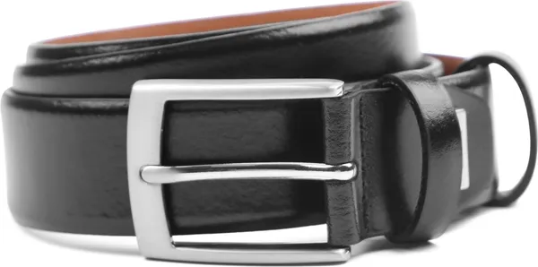 Profuomo Leather Belt  Black