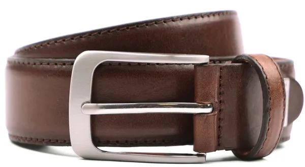 Profuomo Leather Belt Polish Brown