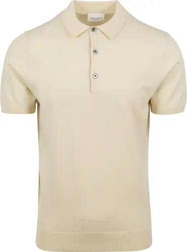 Profuomo Polo Shirt Luxury Ecru Beige Off-White