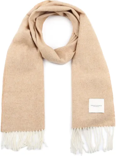 Profuomo Scarf Lambswool Camel Beige Brown