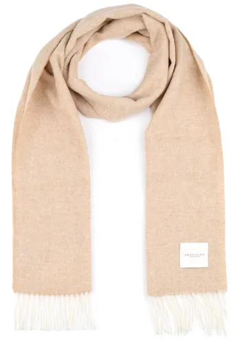Profuomo Scarf Lambswool Light Beige