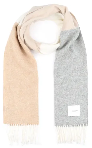 Profuomo Scarf Lambswool Multicolour Grey Beige