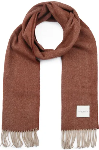 Profuomo Scarf Lambswool Rust Brown Multicolour
