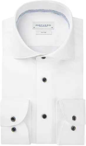 Profuomo Shirt Knitted White