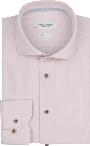 Profuomo Shirt Linen Pink