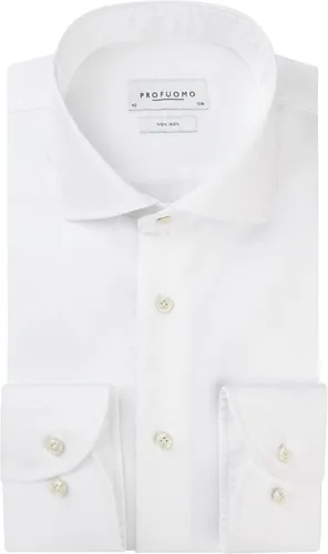 Profuomo Slim Fit Shirt Cutaway White