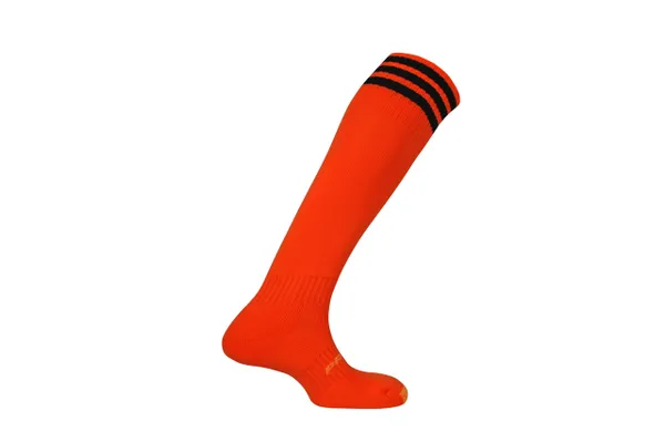 Prostar Mercury 3 Stripe Teamwear Sock - Tangerine/Black