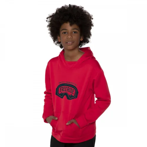 Protest Boys Wizzet JR Hoody: Red: 152cm