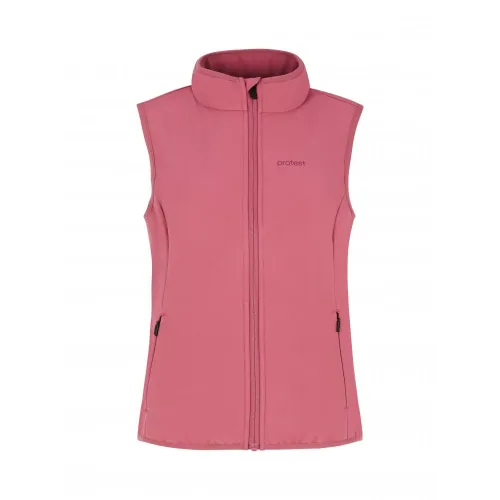 Protest Ladies Chaos Outdoor Bodywarmer - Sample: Rose Dust: M