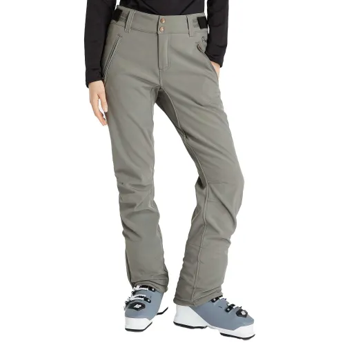Protest Womens Lole Softshell Snowpants - Sample: Misty Green:
