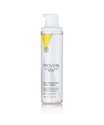 Proverb Womens Life Fuelled Skin Care Definition Facial Scrub for Men, 100ml - One Size