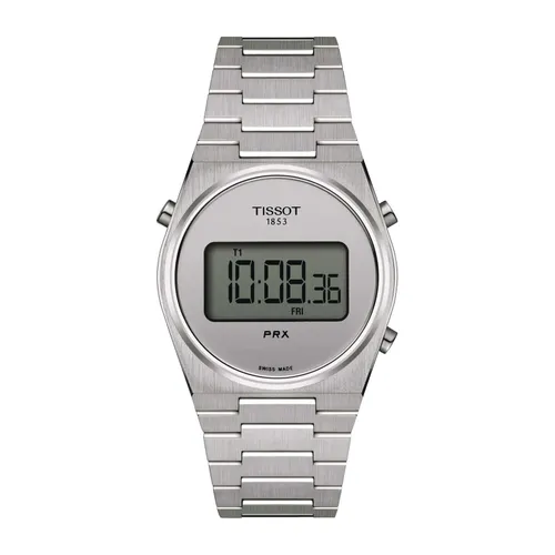 PRX Digital 35mm Unisex Watch Silver