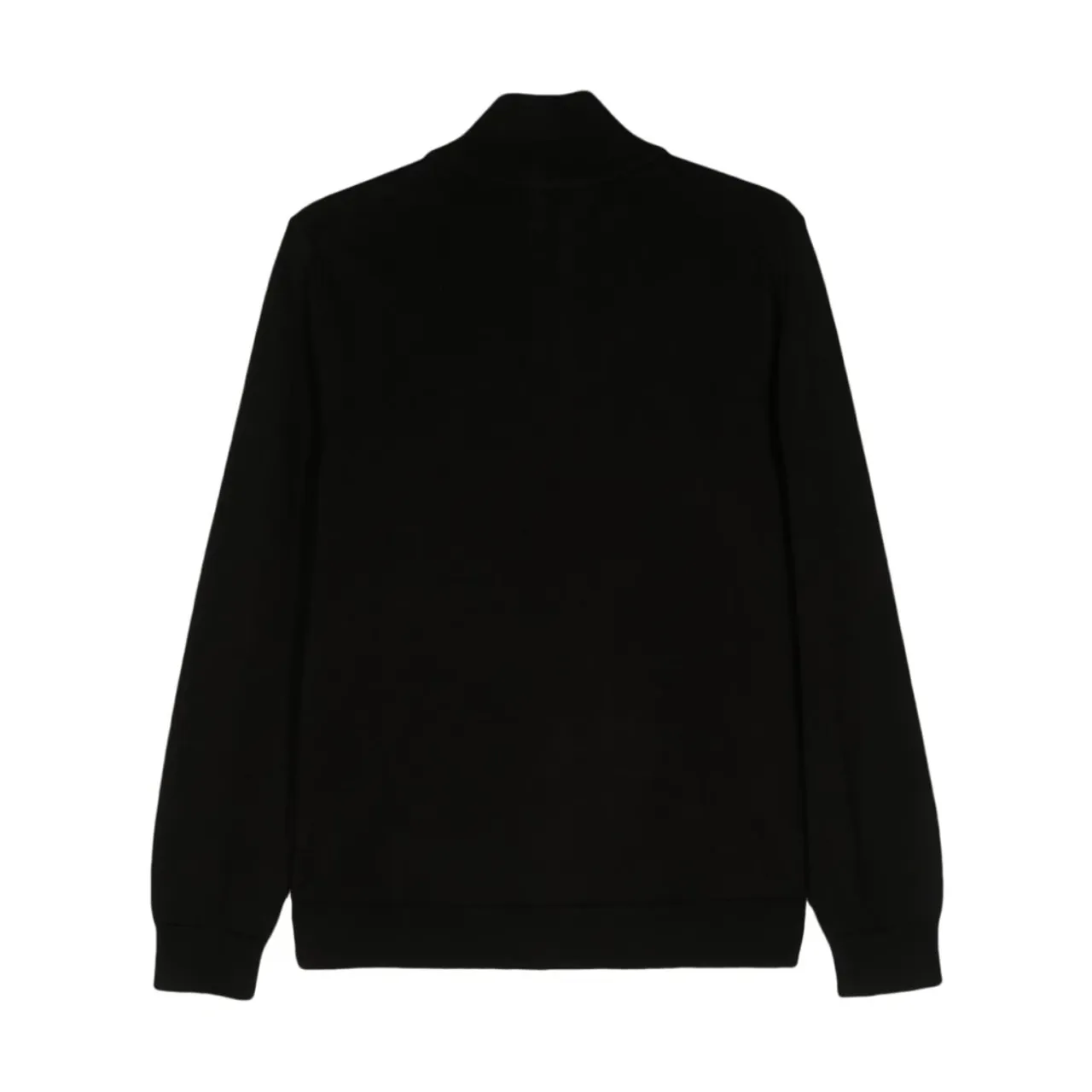 PS By Paul Smith , Black Cotton Sweater with Zebra Motif ,Black male, Sizes:
