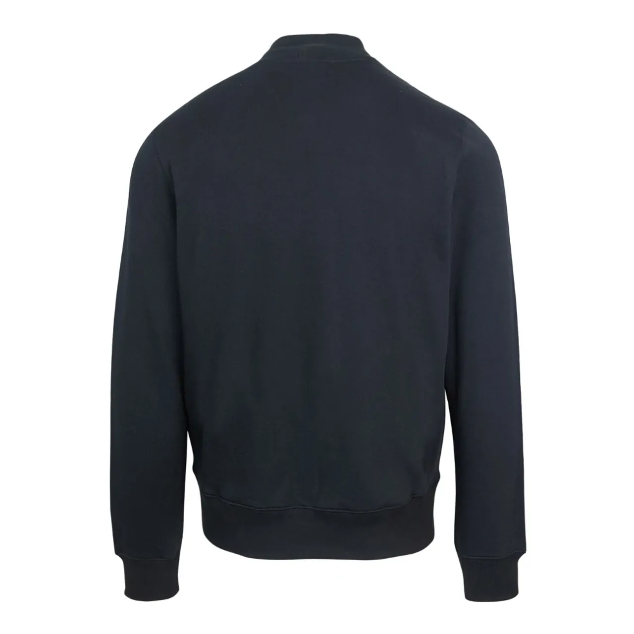 PS By Paul Smith , Black Cotton Zip Sweater ,Black male, Sizes: