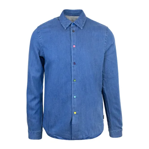 PS By Paul Smith , Blouses Shirts ,Blue male, Sizes: