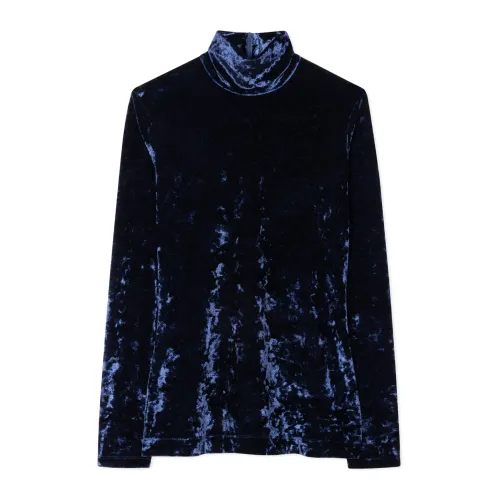 PS By Paul Smith , Dolcevita Sweater ,Blue female, Sizes: