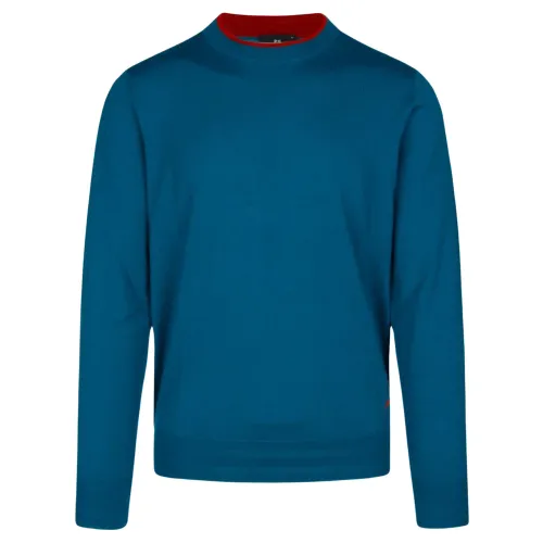 PS By Paul Smith , Paul Smith Wool Pullover ,Blue male, Sizes: