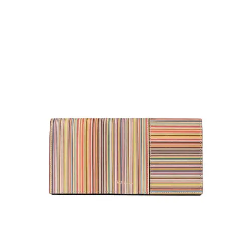 PS By Paul Smith , Signature Stripe Tri-Fold Purse ,Multicolor female, Sizes: ONE SIZE