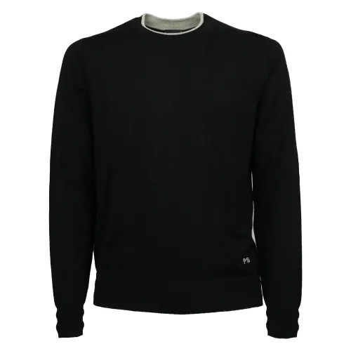PS By Paul Smith , Wool Pullover by Paul Smith ,Black male, Sizes: