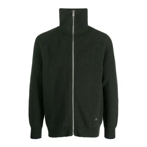 PS By Paul Smith , Zip Cardigan ,Green male, Sizes: