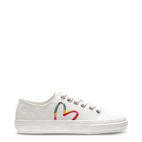 PS Paul Smith Kinsey Canvas Trainer Ladies - White