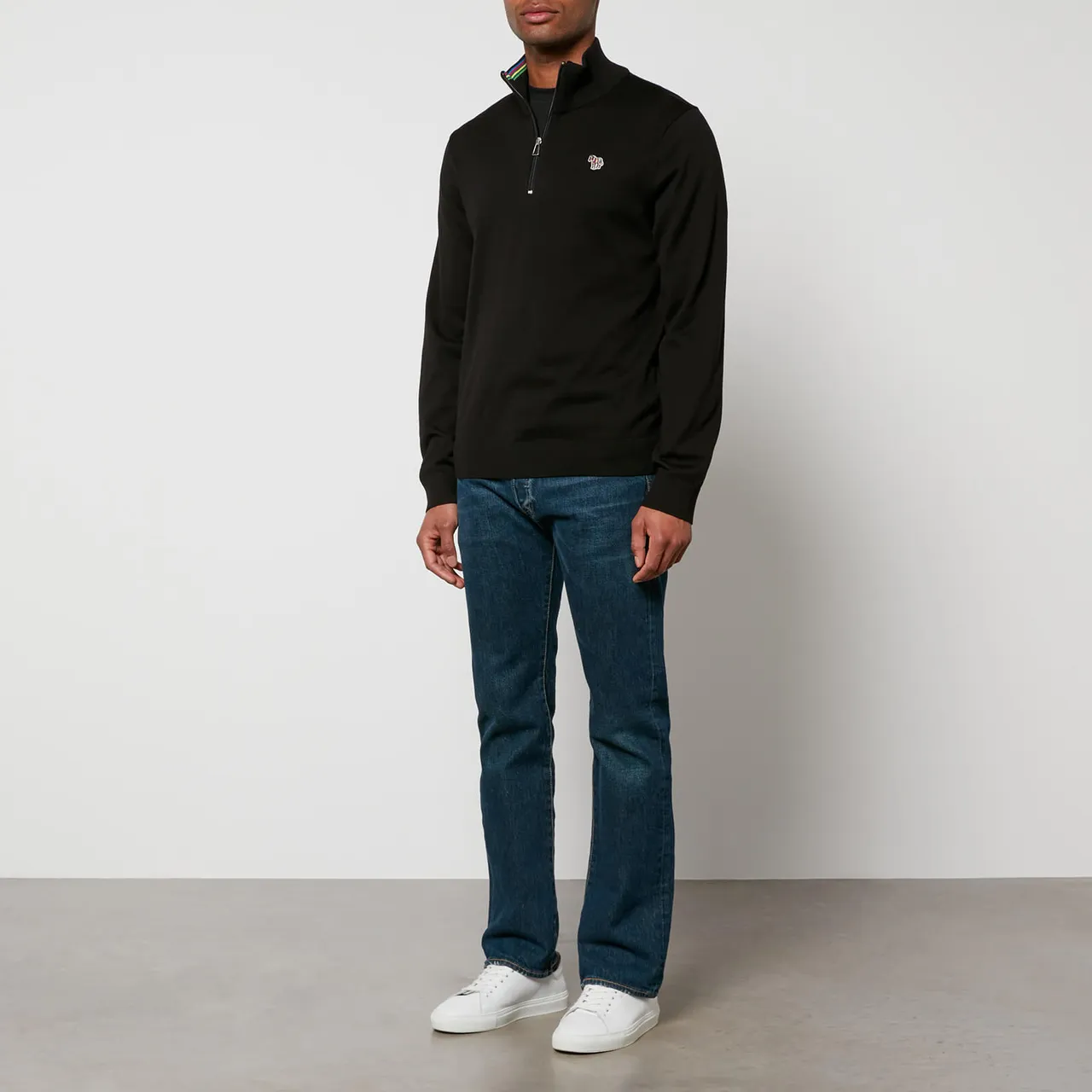 PS Paul Smith Logo-Embroidered Cotton-Blend Sweatshirt