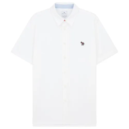 PS Paul Smith Short Sleeve Zebra Shirt - White