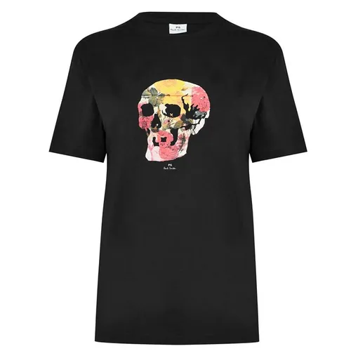 Ps Paul Smith Skull t Shirt - Black