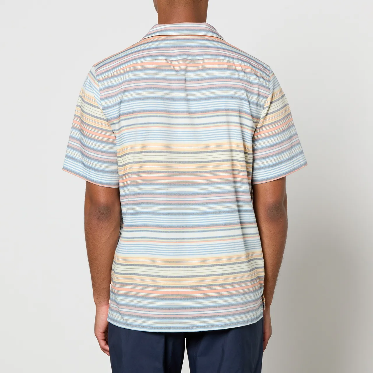 PS Paul Smith Striped Cotton-Jacquard Shirt