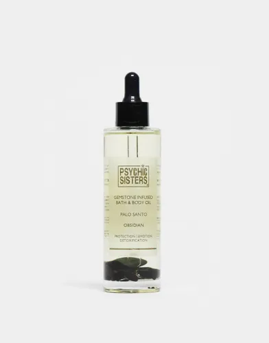 Psychic Sisters x ASOS Exclusive Black Obsidian Bath and Body Oil 100ml-No colour
