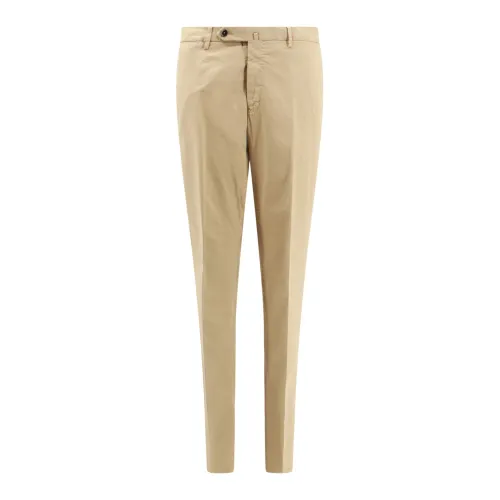 PT Torino , Beige Super Slim Fit Trousers ,Beige male, Sizes: