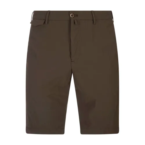 PT Torino , Brown Bermuda Shorts with Medium Waist ,Brown male, Sizes:
