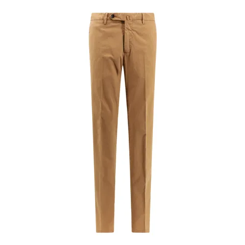 PT Torino , Brown Super Slim Fit Trousers ,Brown male, Sizes: