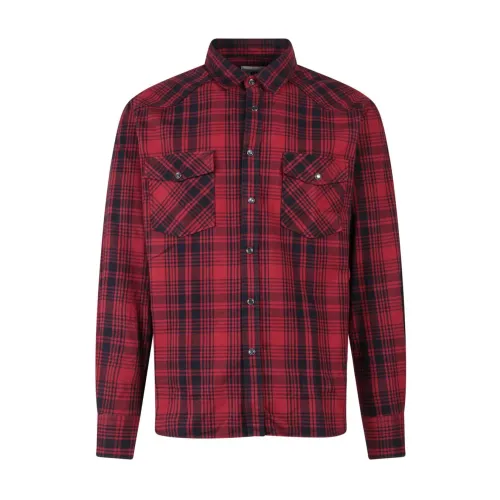 PT Torino , Casual Shirts ,Red male, Sizes: