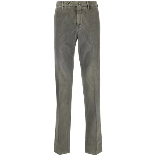 PT Torino , Corduroy cotton pants ,Gray male, Sizes: