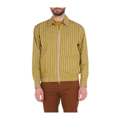 PT Torino , Fantasy shirt with zip ,Yellow male, Sizes: