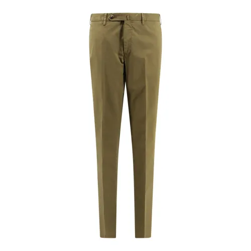 PT Torino , Green Super Slim Fit Trousers ,Green male, Sizes: