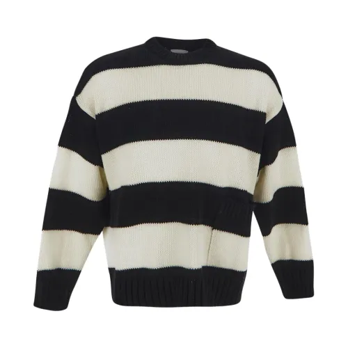 PT Torino , Knit Sweater ,White male, Sizes:
