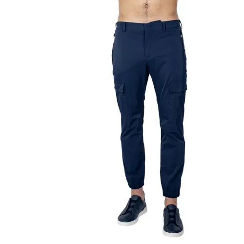 PT Torino , Low rubber sport pants ,Blue male, Sizes: