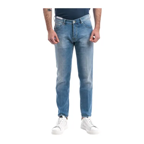 PT Torino , Reggae soft touch denim jeans ,Blue male, Sizes: