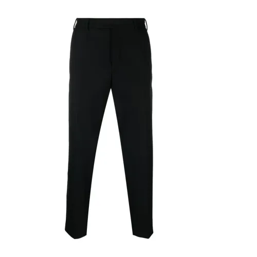 PT Torino , Sartorial Cotton Pants in Black ,Black male, Sizes: