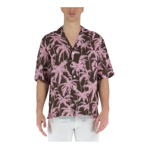 PT Torino , Short Sleeve Shirts ,Pink male, Sizes:
