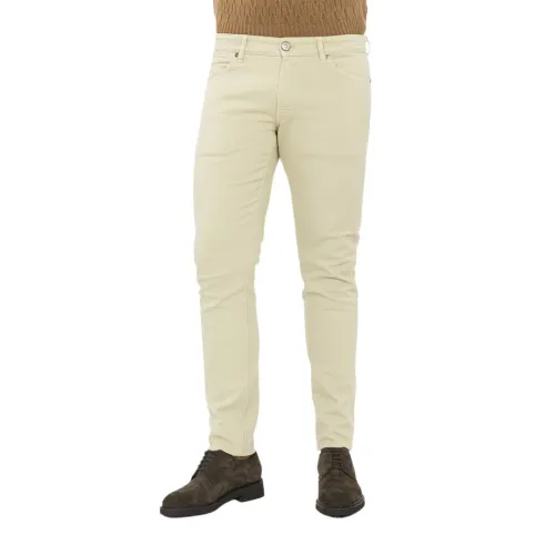 PT Torino , Skinny Trousers ,Beige male, Sizes: