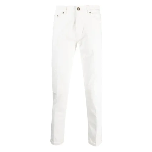 PT Torino , Slim Cut White Jeans ,White male, Sizes: