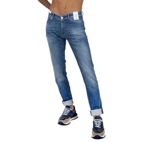 PT Torino , Slim-fit Jeans ,Blue male, Sizes: