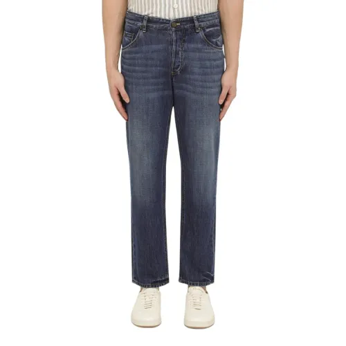 PT Torino , Straight Jeans ,Blue male, Sizes: