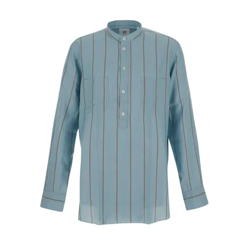 PT Torino , Striped Shirt ,Blue male, Sizes: