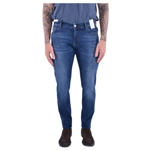 PT Torino , Swing Indigo Travel Jeans ,Blue male, Sizes:
